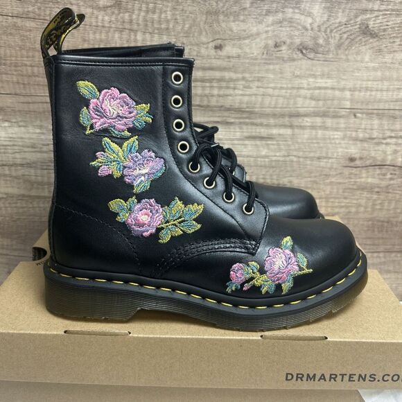 black rose doc martens